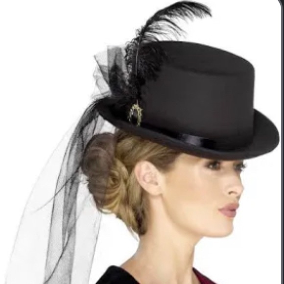 Halloween Costume Adults (Red Top Hat Black Trim) **Final Price** - Picture 4 of 7